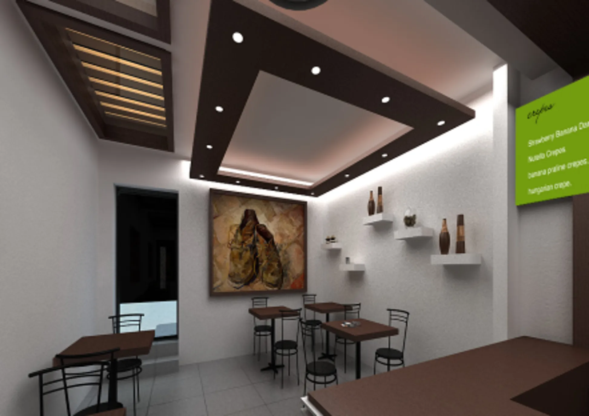Coffee and food service at Trio Café
