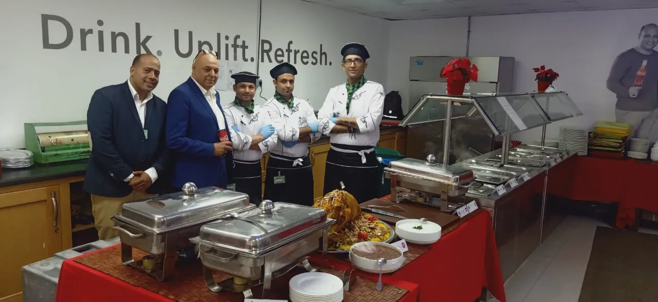 Corporate catering service setup