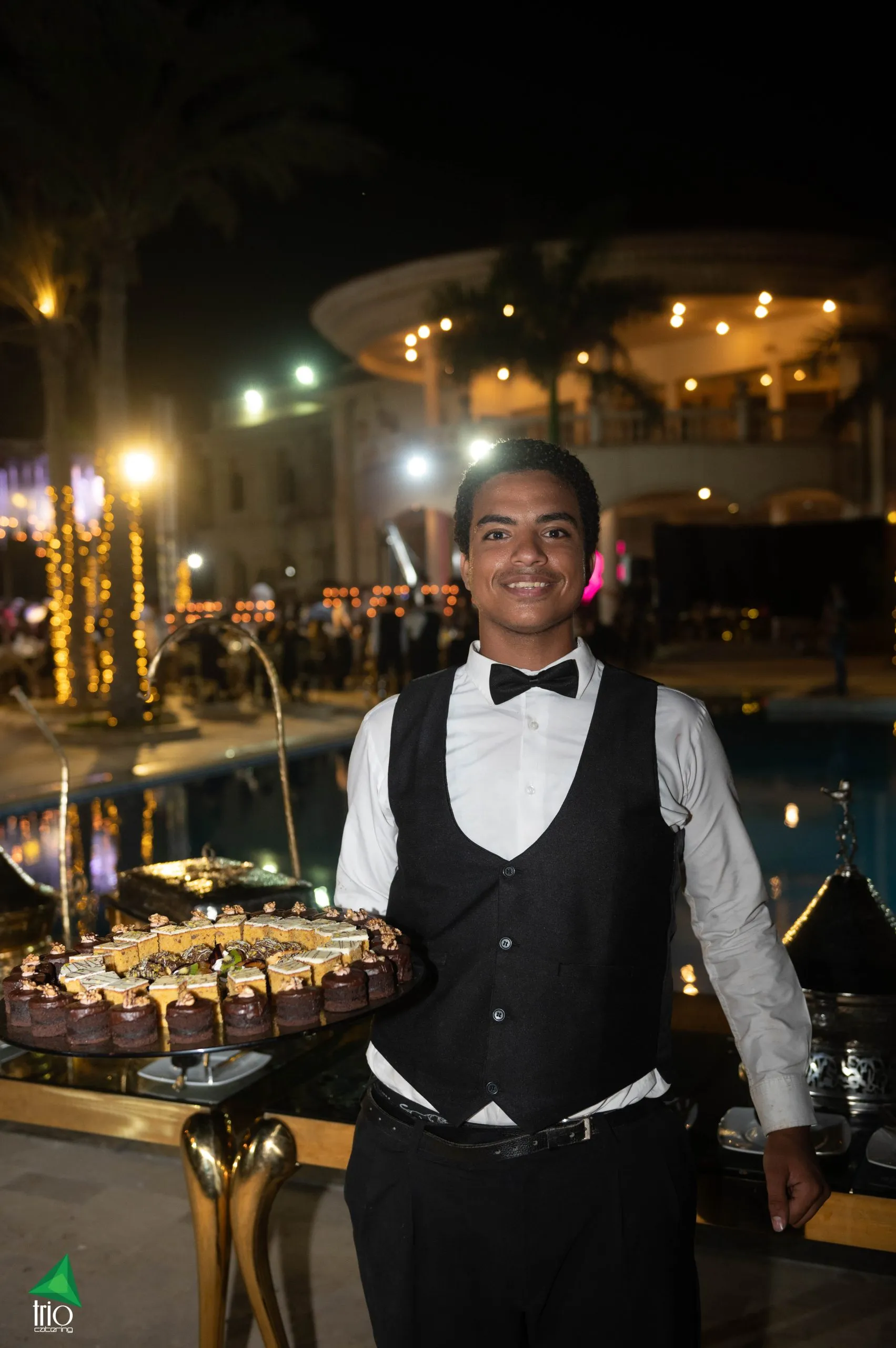 Wedding dessert and hospitality presentation