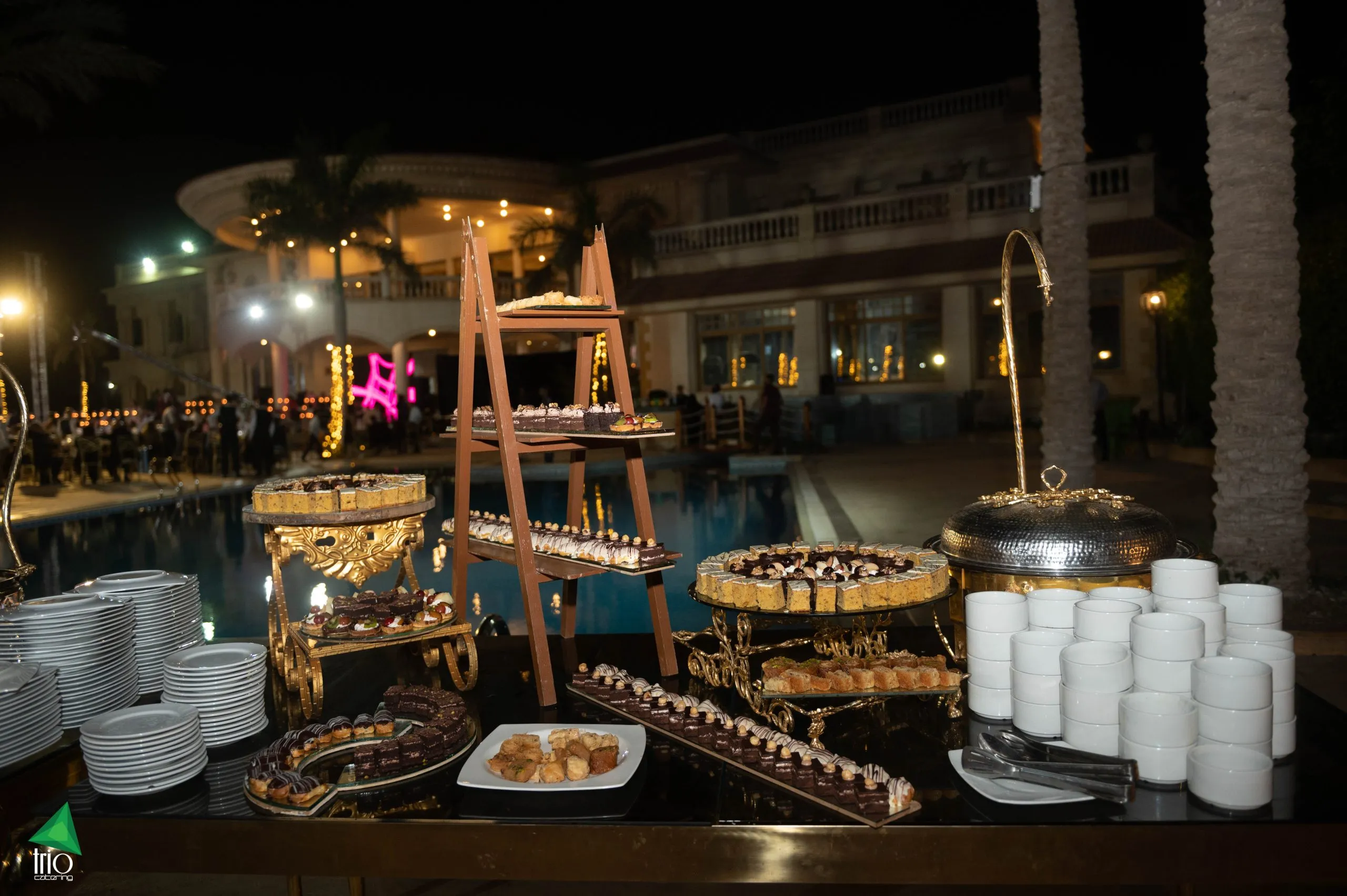 Wedding buffet and event presentation