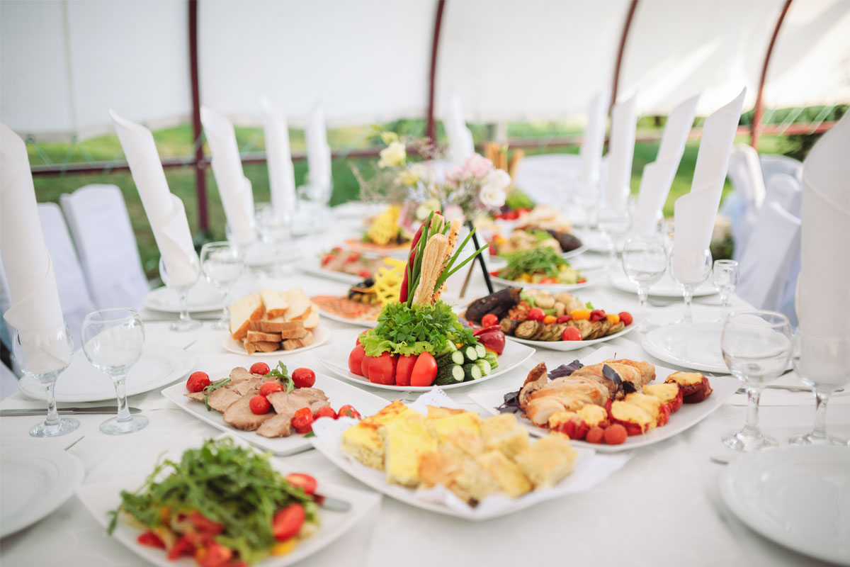 Professional catering service